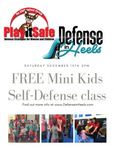 free kids mini self-defense class